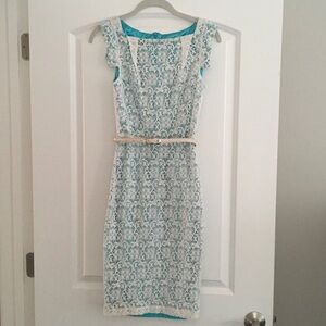 Single Lace Overlay Dress